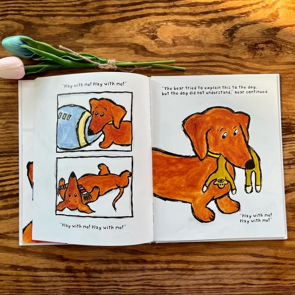 🦋 5/$25 BUNDLE • Dog and Bear: Two Friends • Three Stories Hardcover Book - Picture 5 of 7